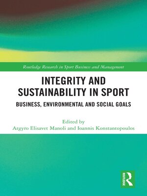 cover image of Integrity and Sustainability in Sport
